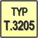 Piktogram - Typ: T.3205
